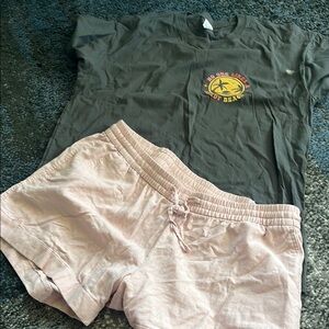 Pink shorts  . Shorts and shirt sold separately